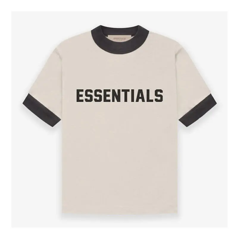 Essentials Kids V-Neck Wheat T-Shirts